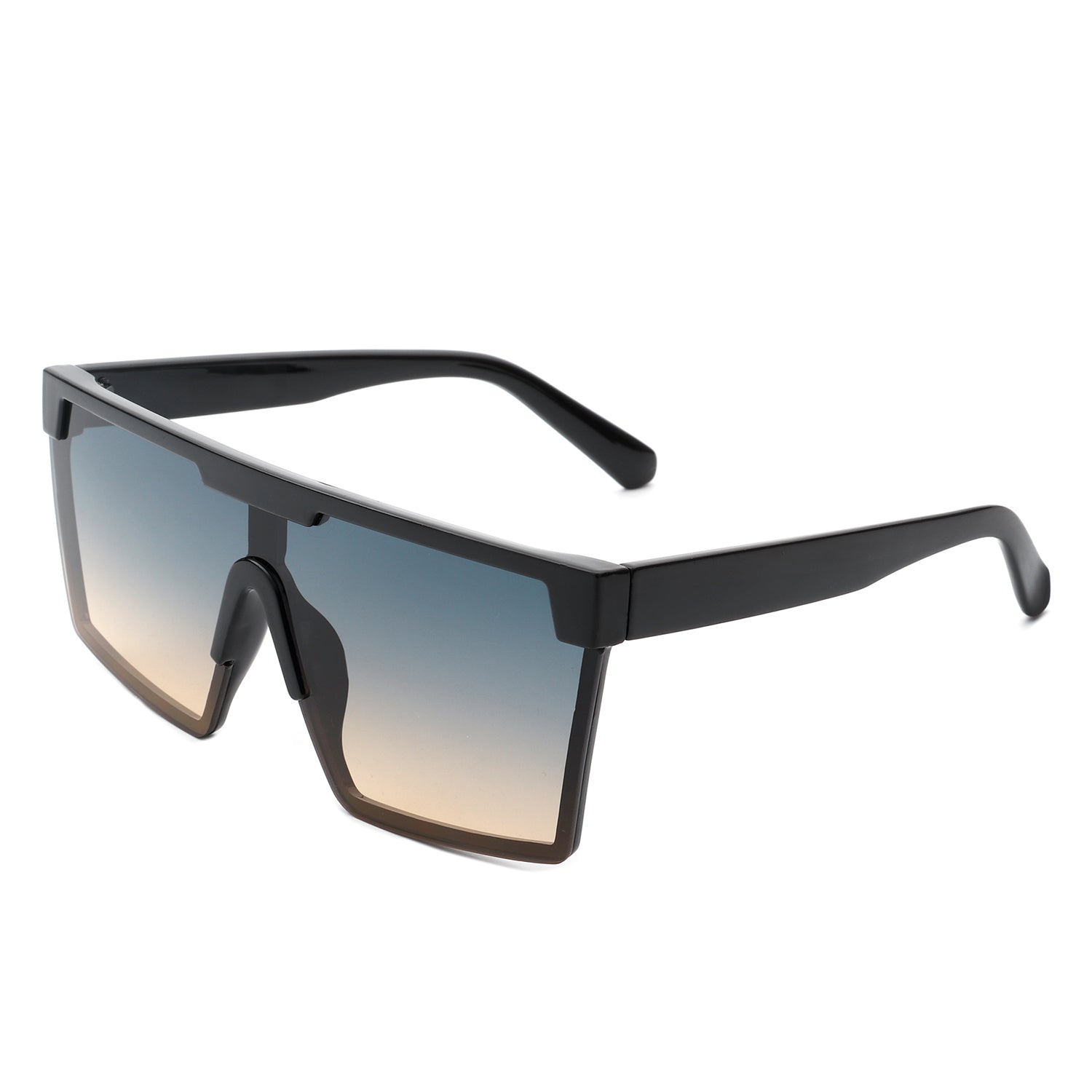 Vitalize - Oversize Retro Square Flat Top Tinted Fashion Women Sunglasses - Charming Charlie