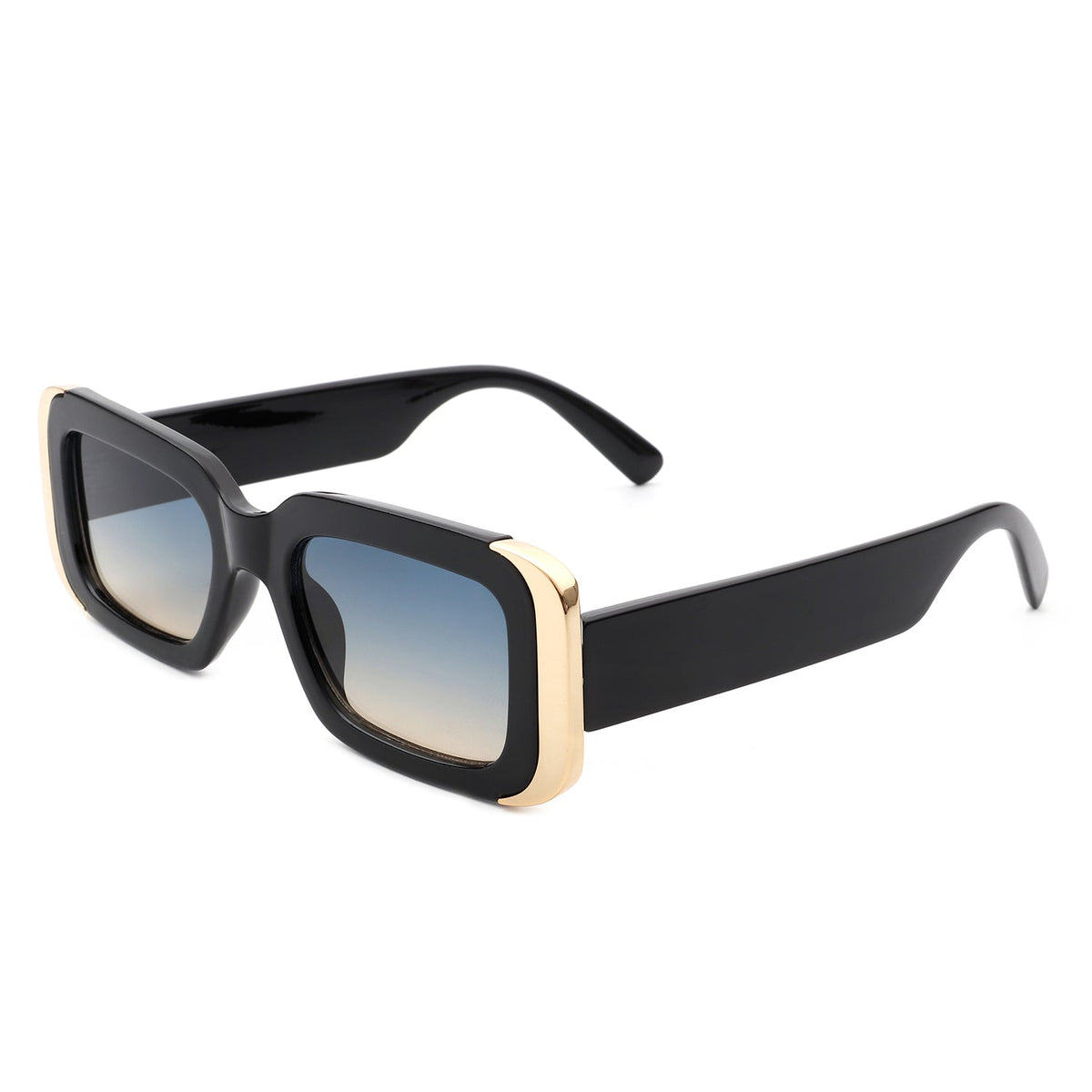 Quixotic - Rectangle Narrow Fashion Tinted Square Sunglasses - Charming Charlie