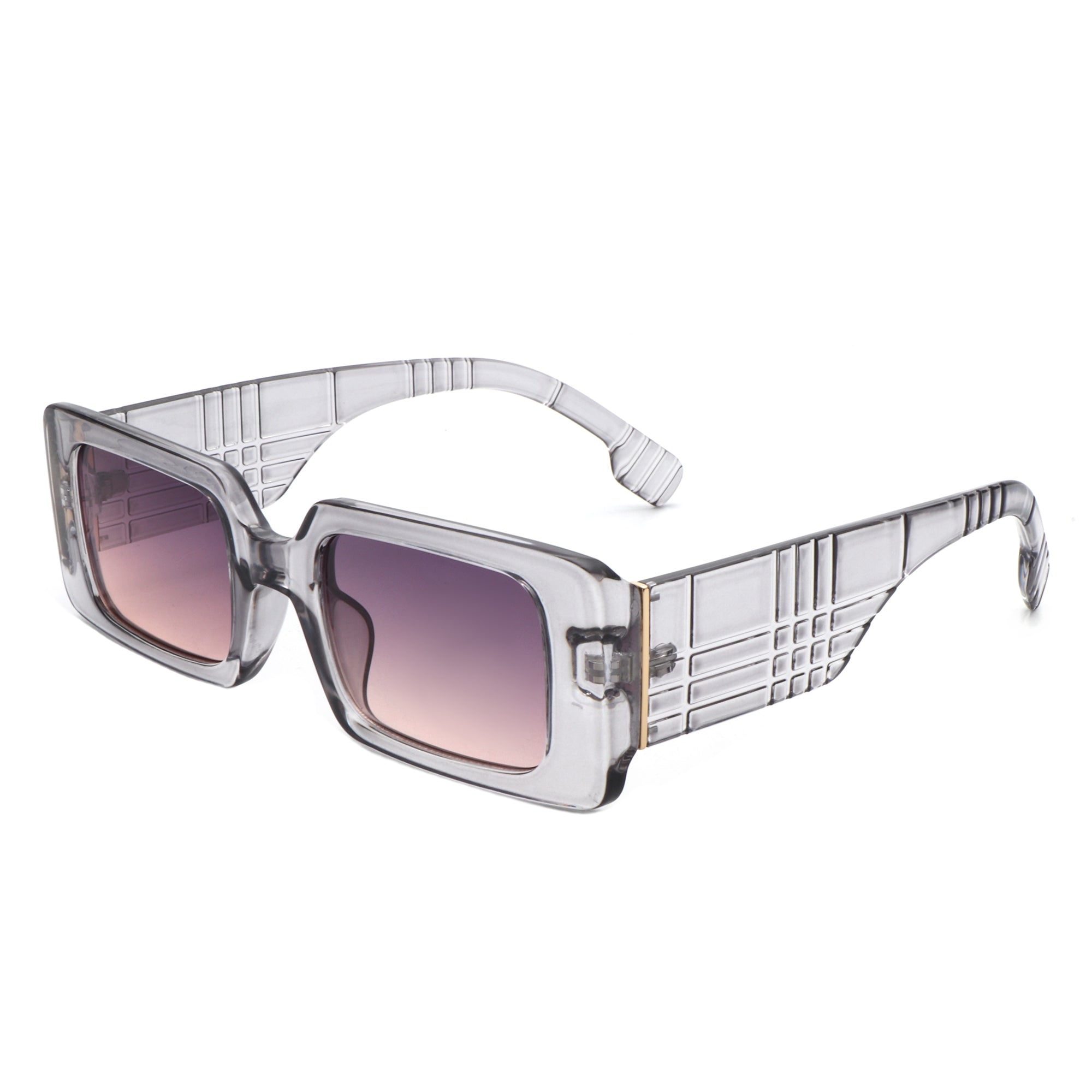 Kaelith - Retro Square Thick Frame Women's Fashion Sunglasses - Charming Charlie