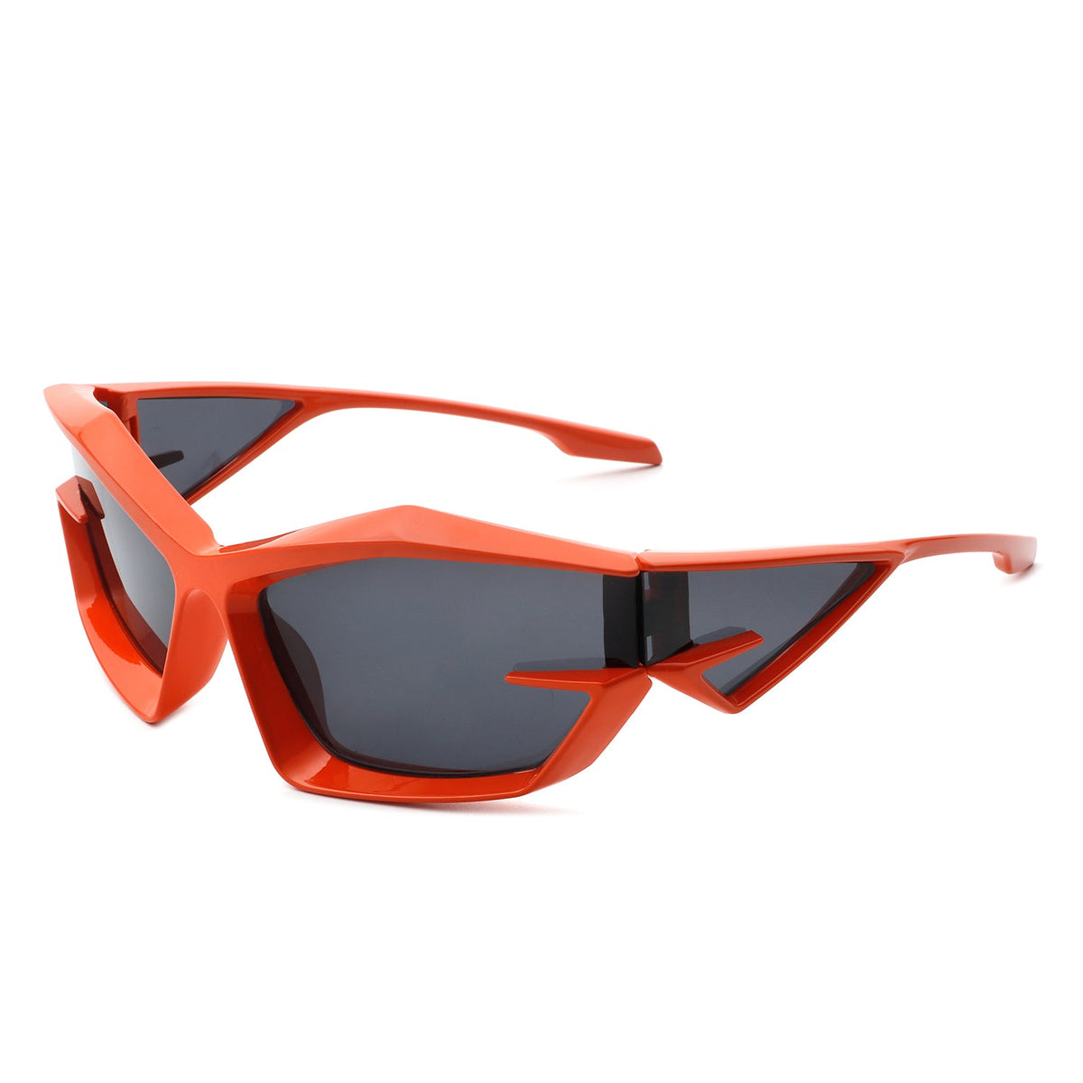 Pollich - Futuristic Rectangle Geometric Chunky Square Fashion Sunglasses - Charming Charlie