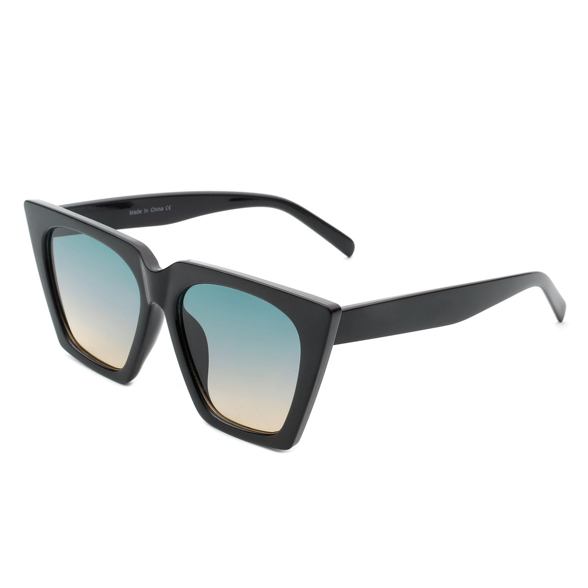 Flarebit - Women Cat Eye Retro Oversize Fashion Square Sunglasses - Charming Charlie