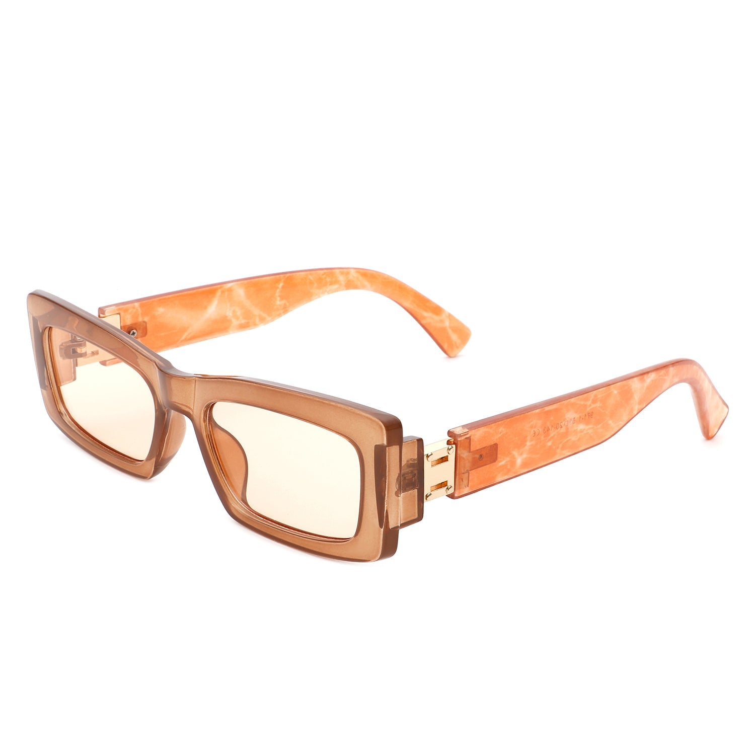Illumyne - Retro Narrow Rectangle Flat Top Slim Fashion Sunglasses - Charming Charlie