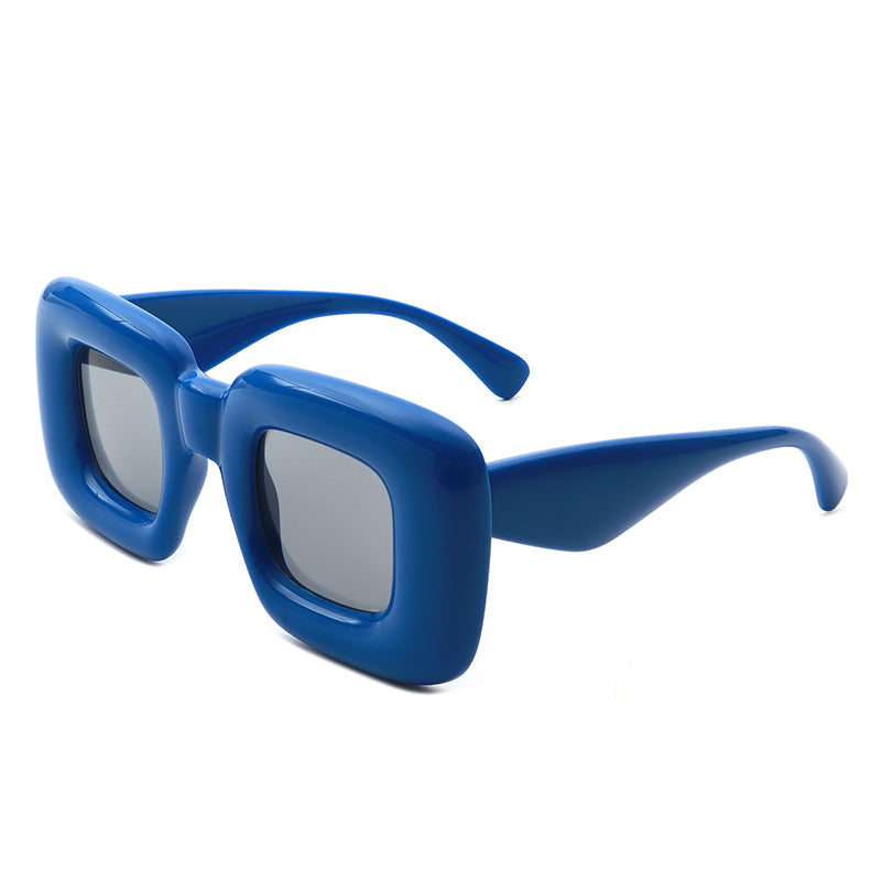 Rayne - Y2K Square Inflated Chunky Retro Funny Sunglasses - Charming Charlie