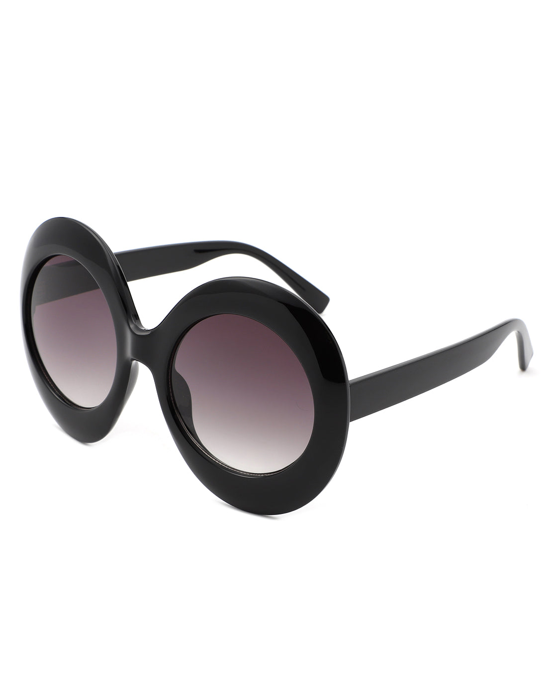 Quest - Oversized Oval Round Women's Fashion Sunglasses - Charming Charlie