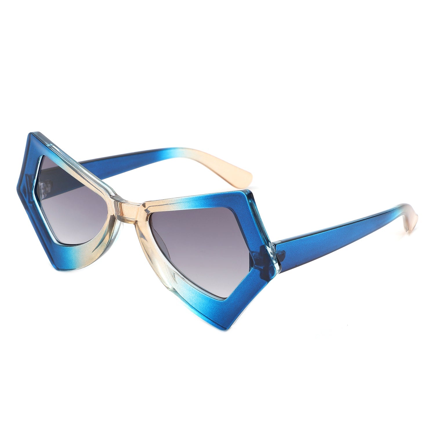 Nymeria - Irregular Sharp Geometric Fashion Women's Sunglasses - Charming Charlie