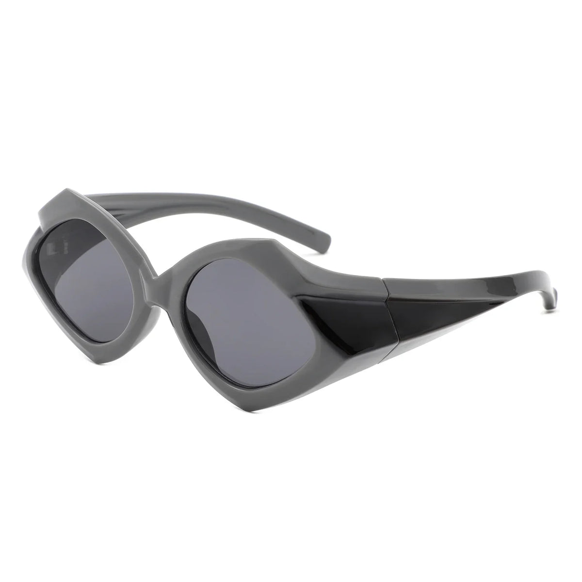 Talor - Geometric Fashion Polygon Triangle Sunglasses - Charming Charlie