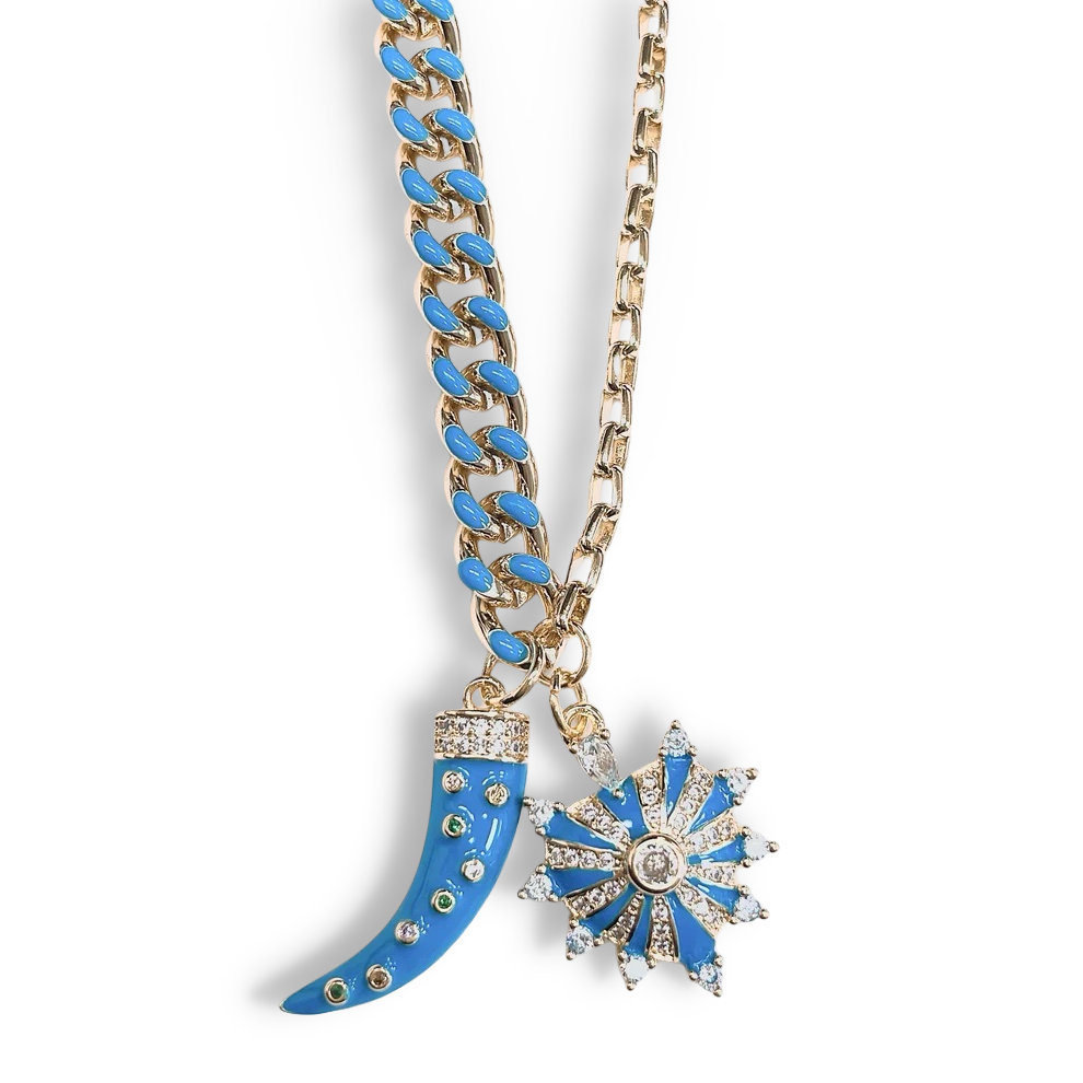 Gold Plated Chunky Necklace - Charming Charlie