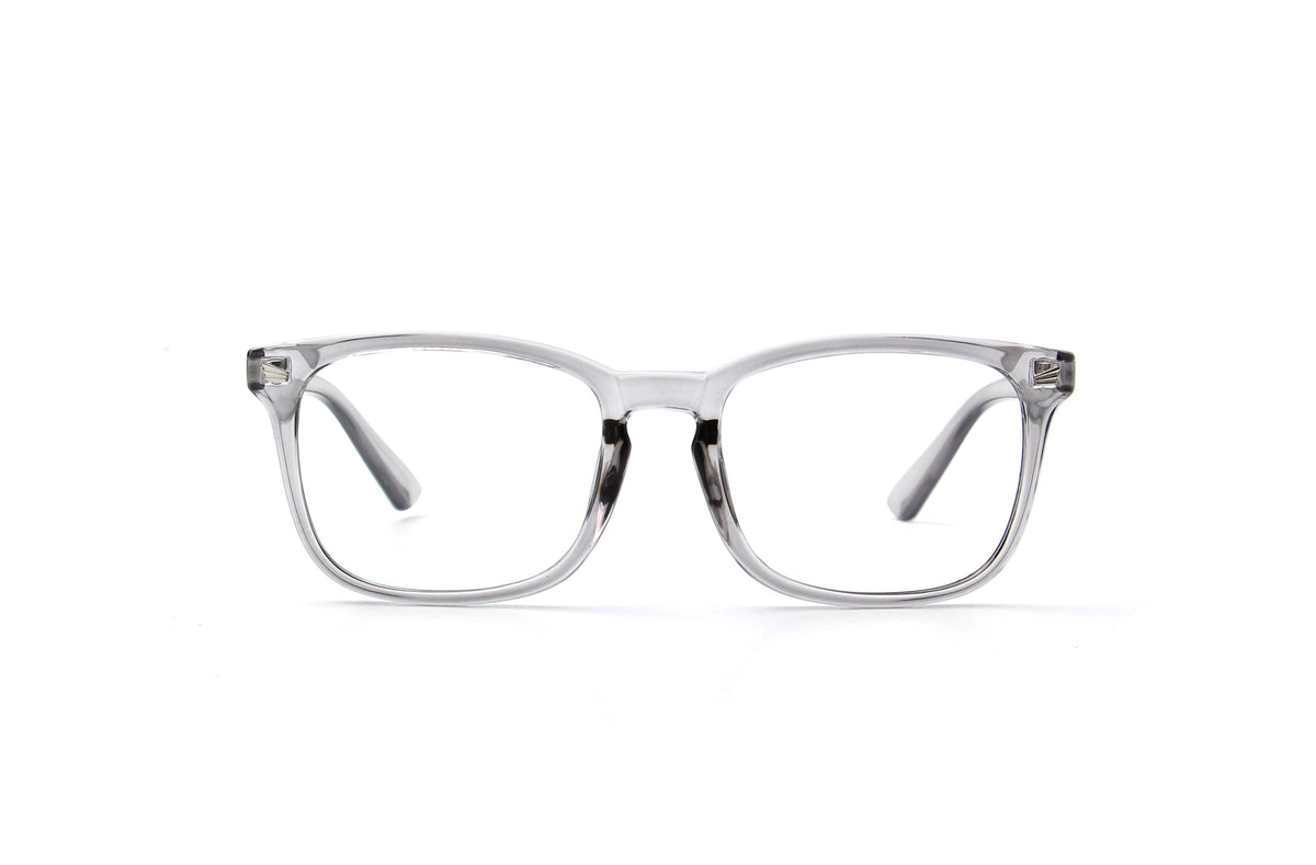 Venezia | Classic Rectangle Horn Rimmed Blue Light Blocker Glasses - Charming Charlie