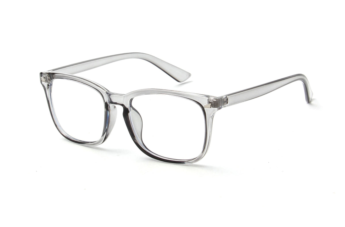 Venezia | Classic Rectangle Horn Rimmed Blue Light Blocker Glasses - Charming Charlie