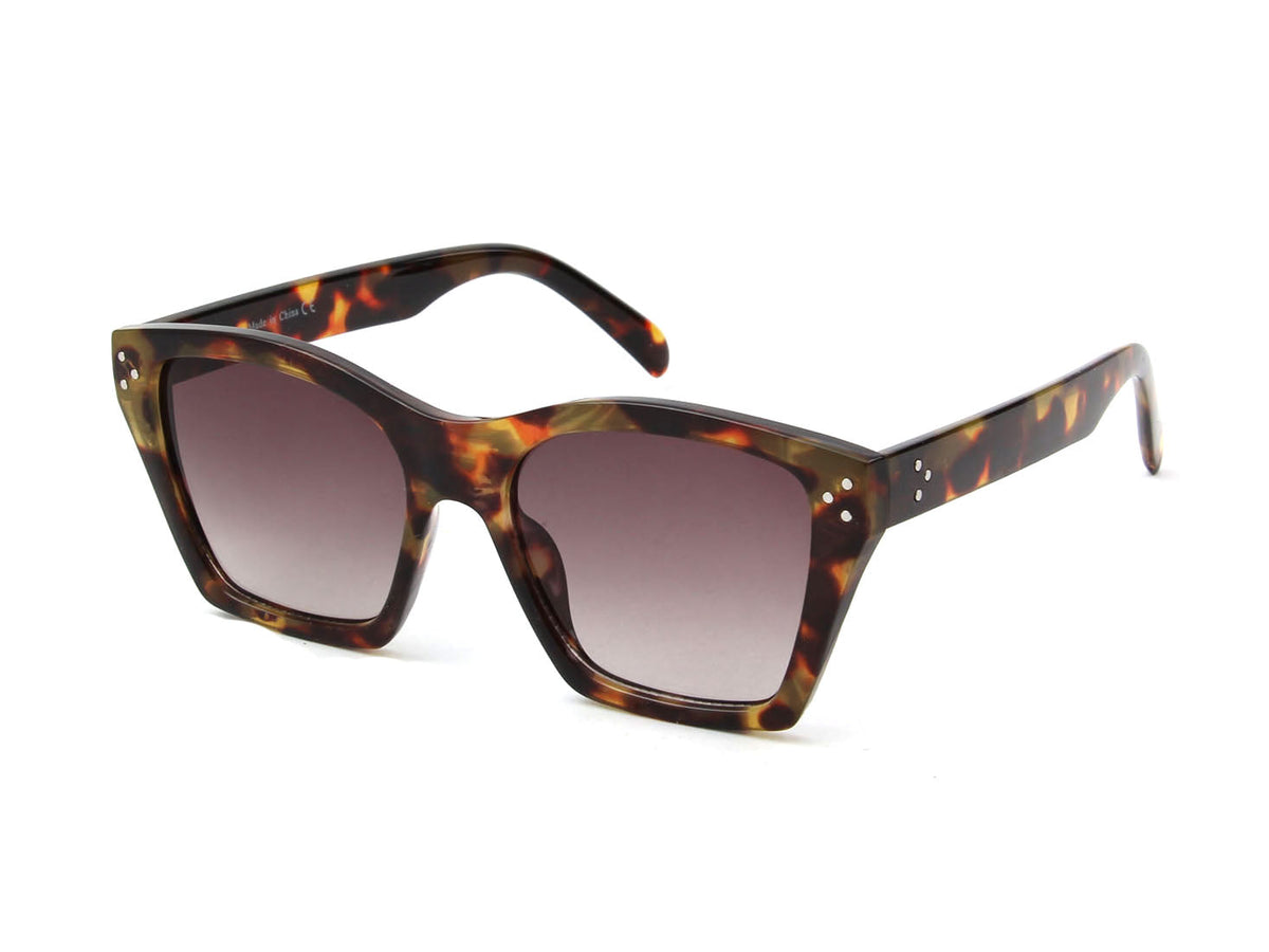 Demopolis | Women Square Retro Cat Eye Fashion Sunglasses - Charming Charlie
