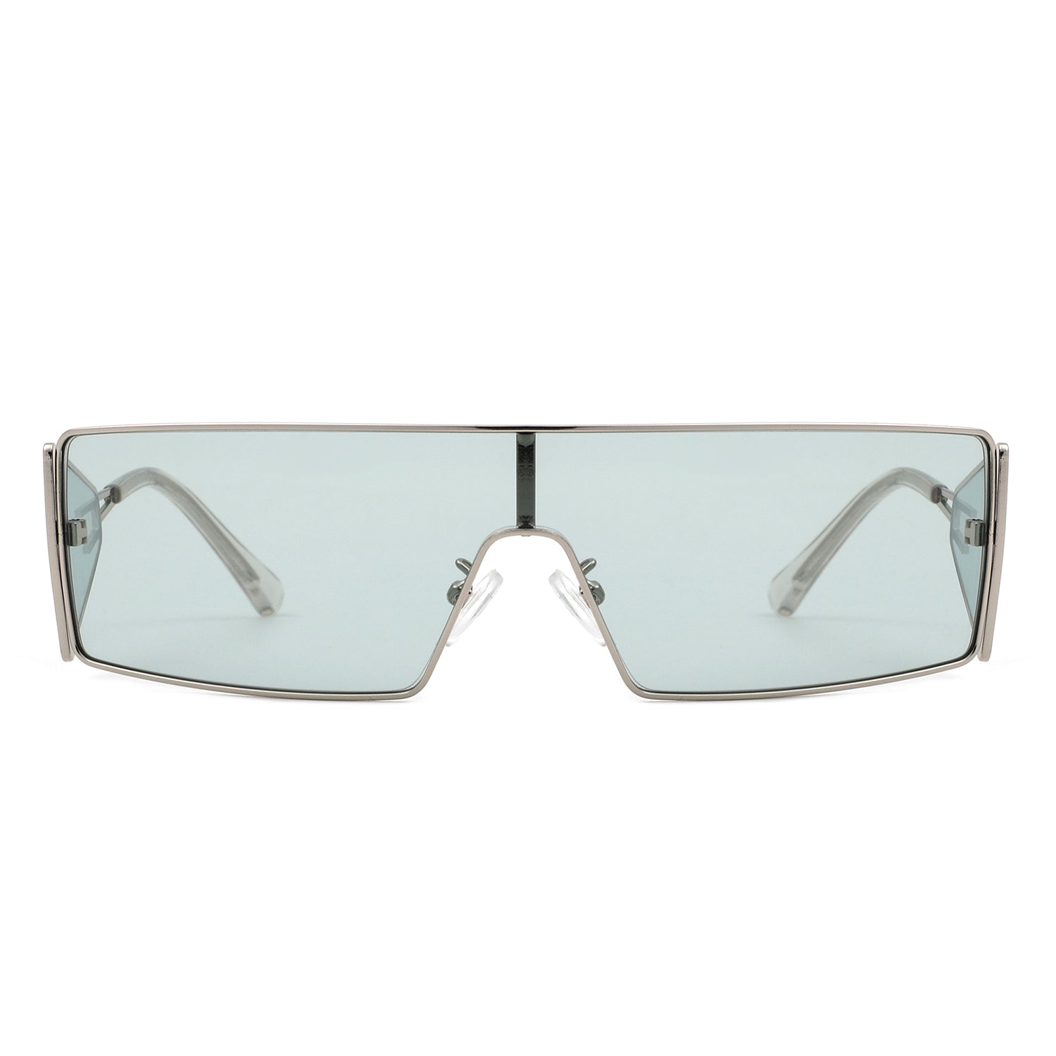 Vortex - Square Wrap-Around Retro Rectangle Fashion Sunglasses - Charming Charlie