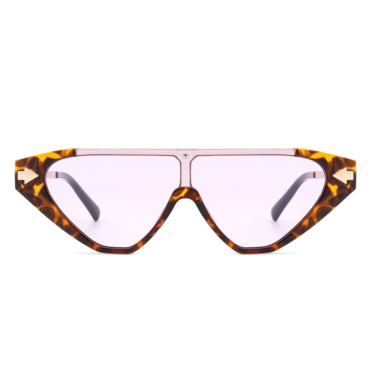 Zedillia - Triangle Mod Irregular Fashion Vintage Geometric Retro Sunglasses - Charming Charlie