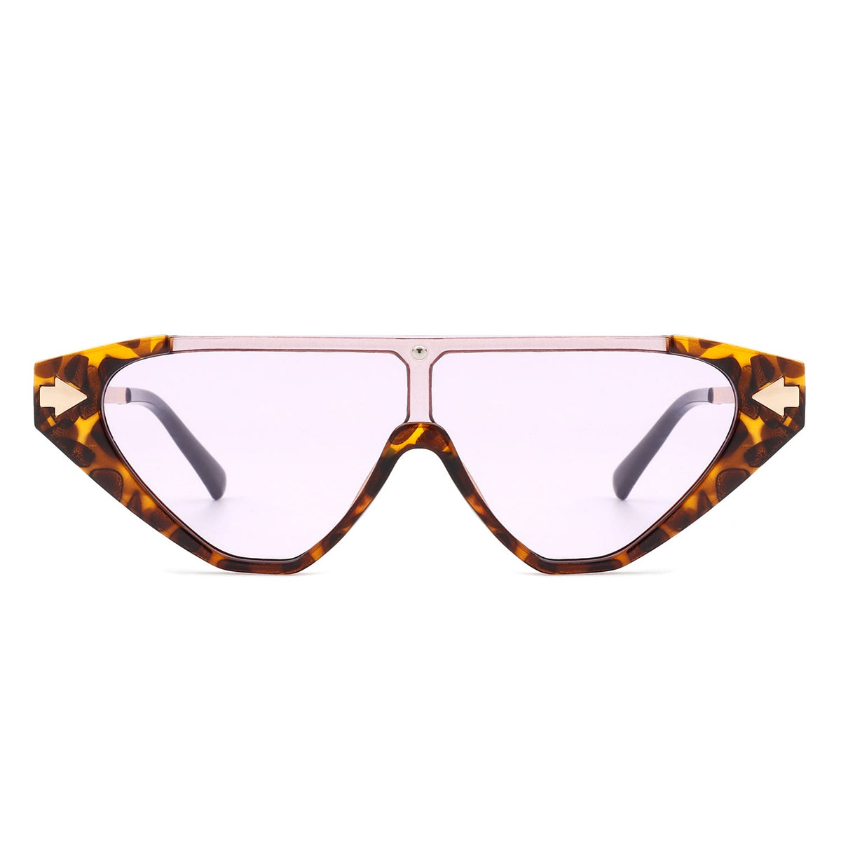 Zedillia - Triangle Mod Irregular Fashion Vintage Geometric Retro Sunglasses - Charming Charlie