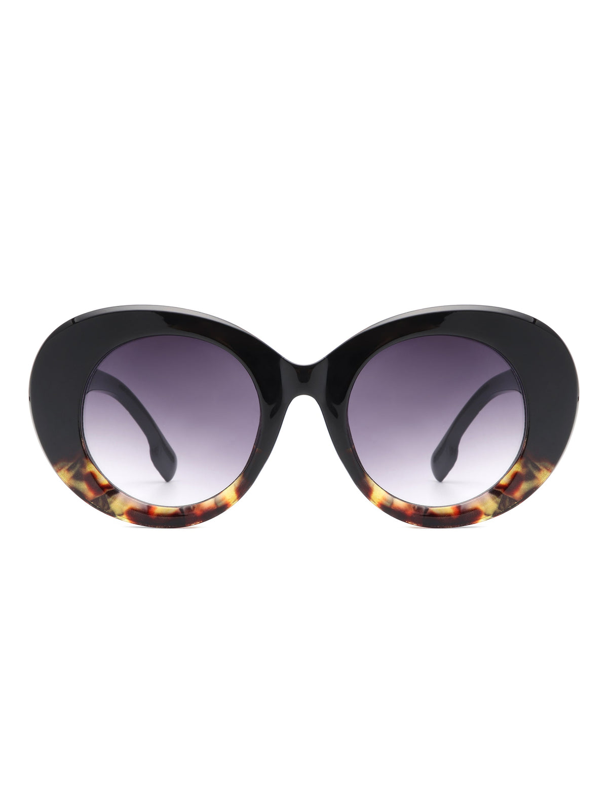 Optic - Round Oval Oversized Women's Fashion Sunglasses - Charming Charlie
