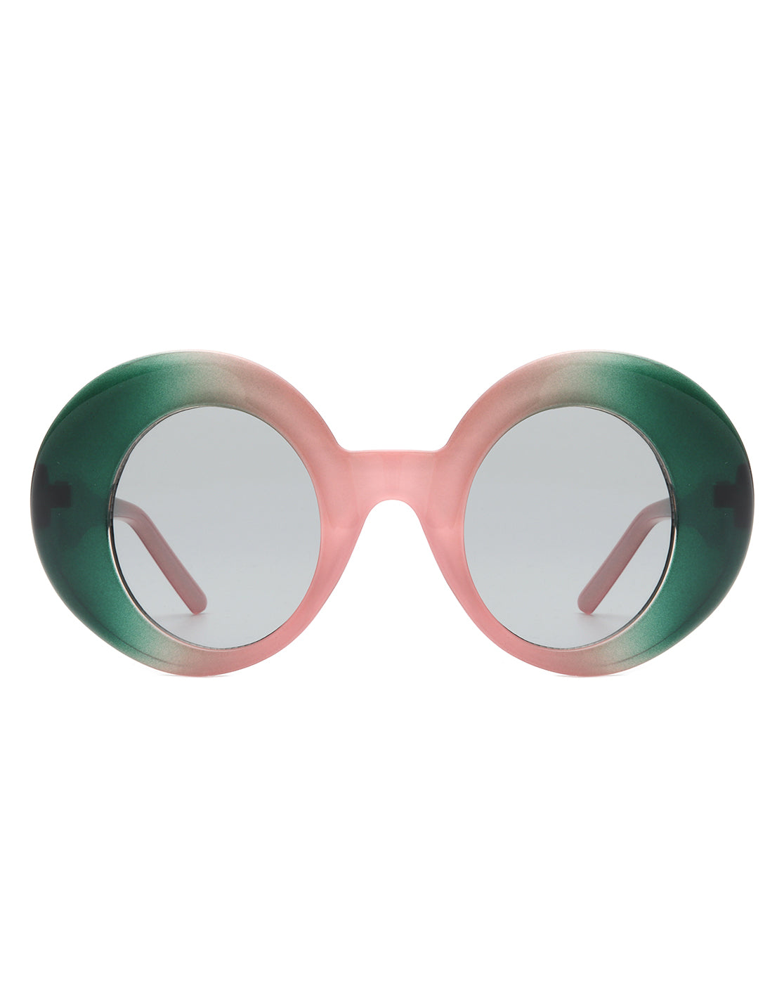 Yoke - Retro Chic Fashion Oversized Round Women's Sunglasses - Charming Charlie