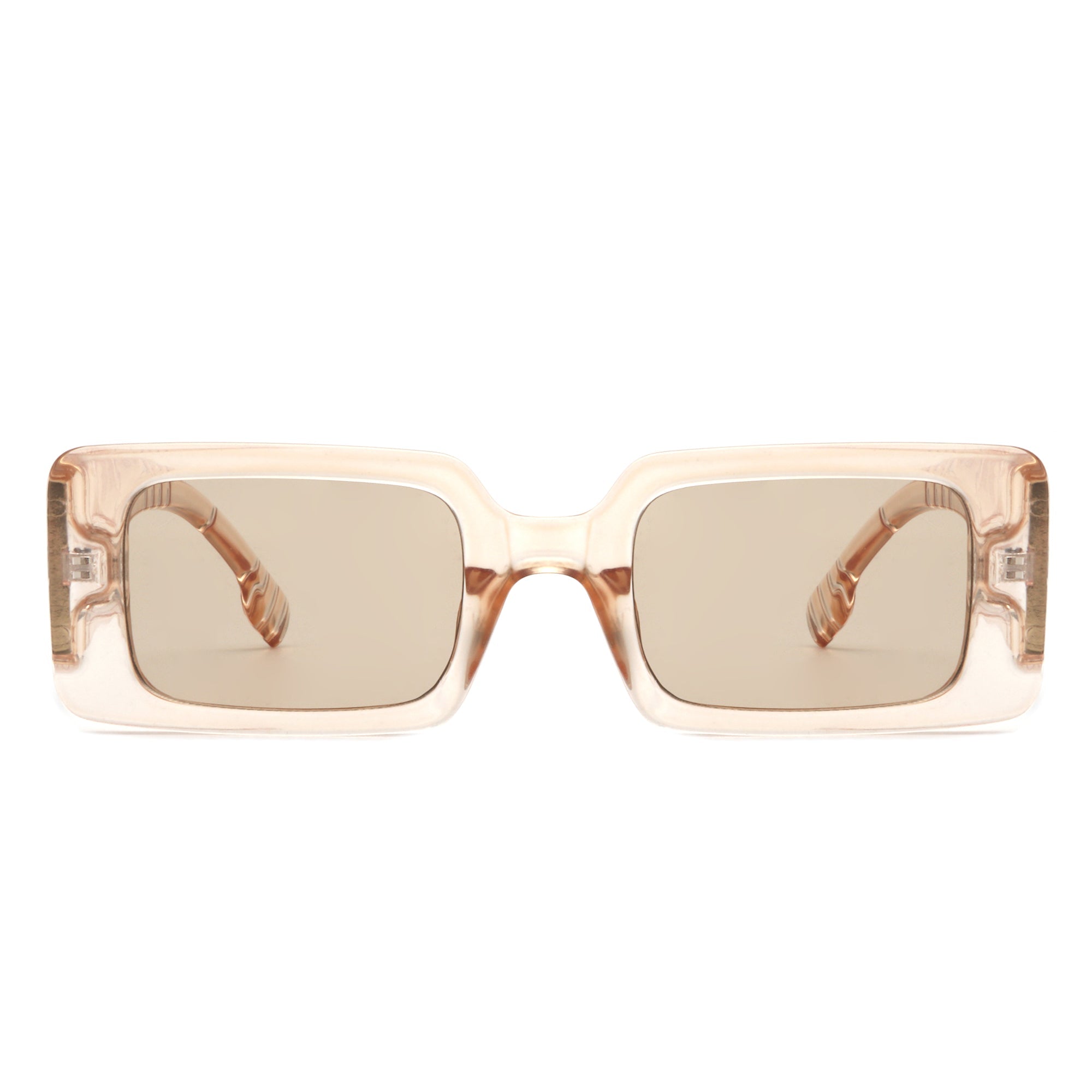 Kaelith - Retro Square Thick Frame Women's Fashion Sunglasses - Charming Charlie