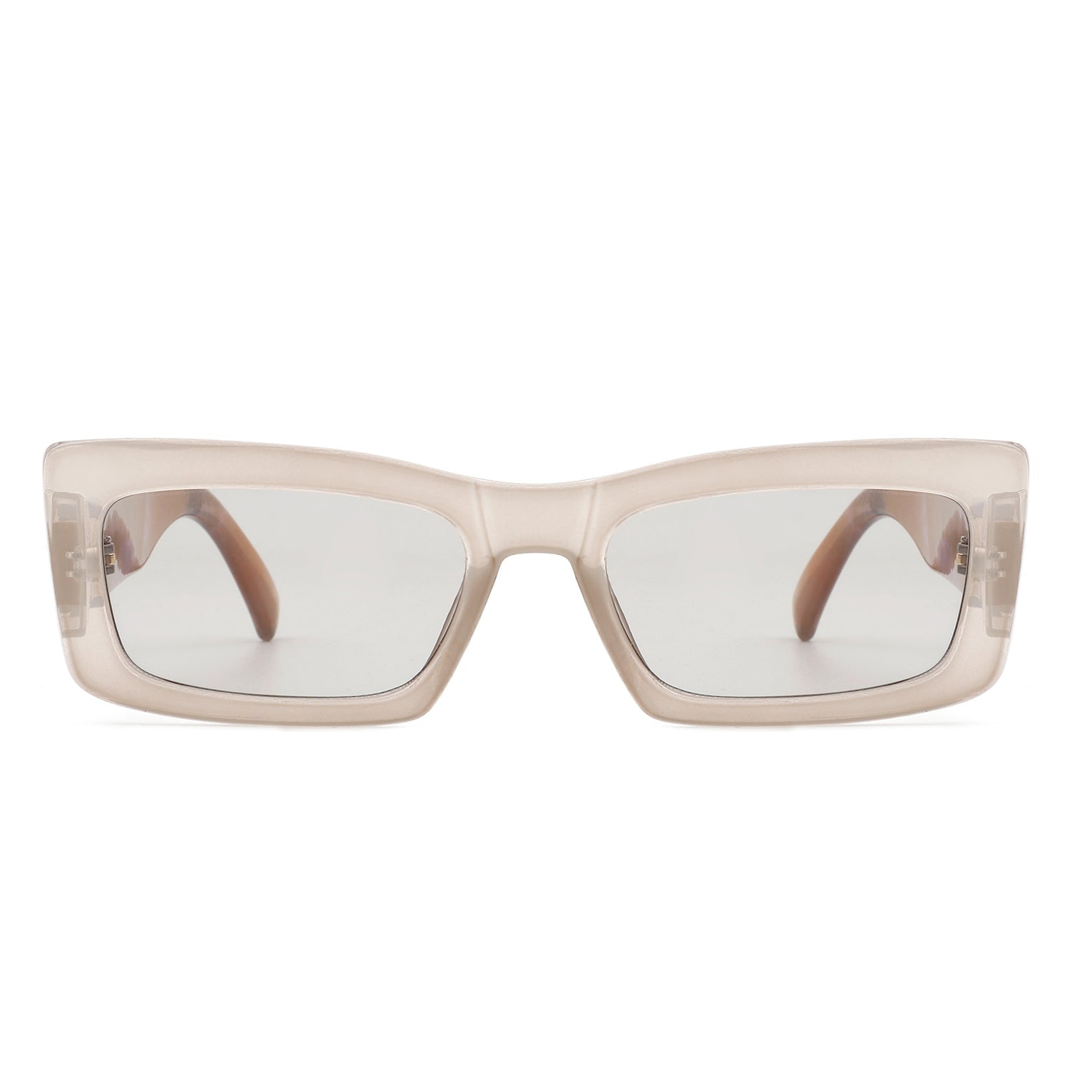 Illumyne - Retro Narrow Rectangle Flat Top Slim Fashion Sunglasses - Charming Charlie