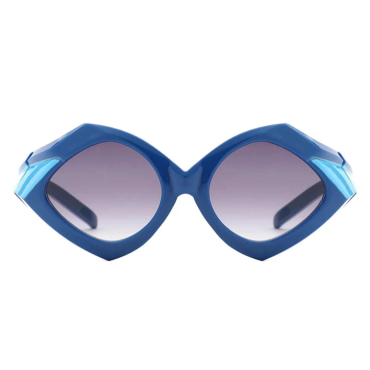 Talor - Geometric Fashion Polygon Triangle Sunglasses - Charming Charlie