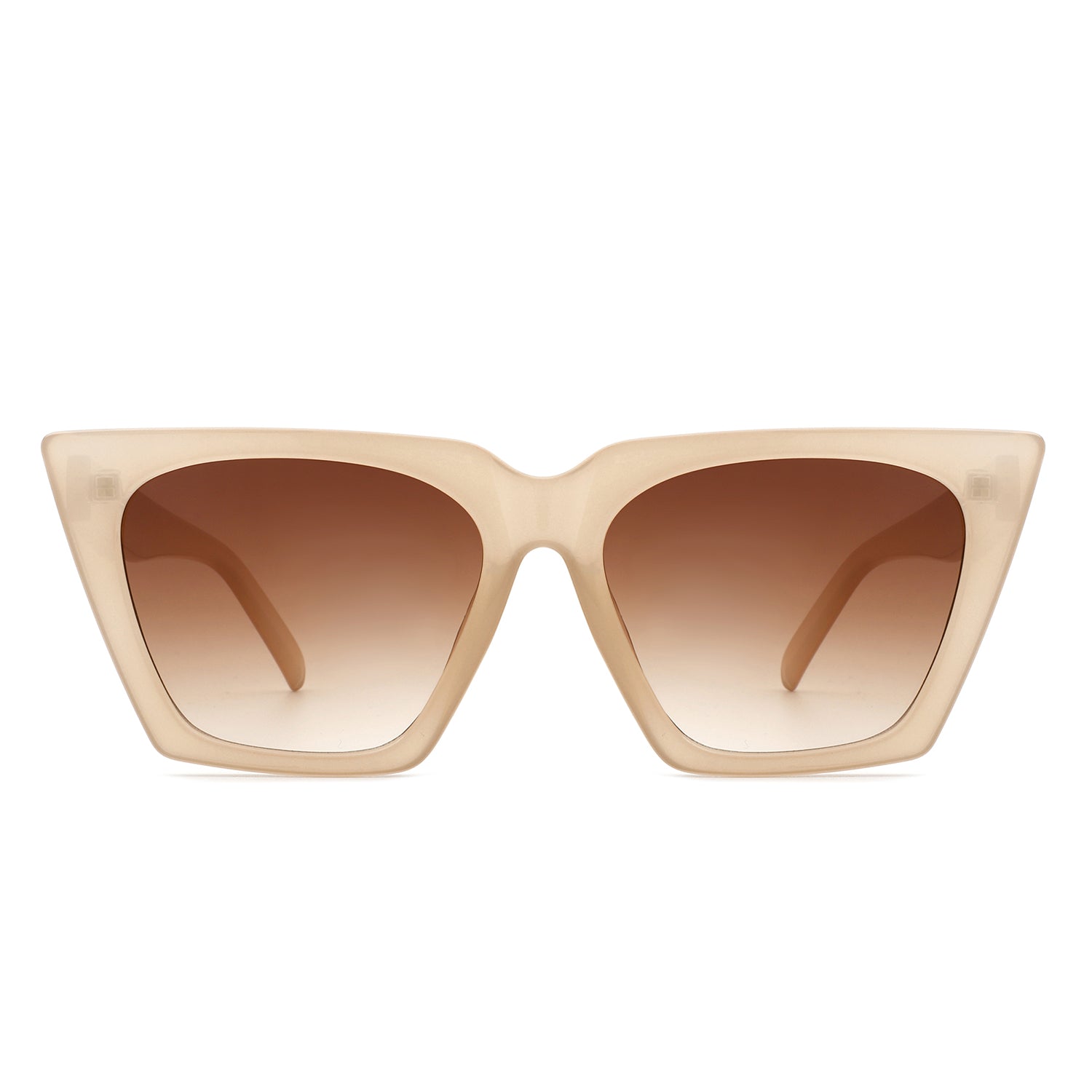 Flarebit - Women Cat Eye Retro Oversize Fashion Square Sunglasses - Charming Charlie