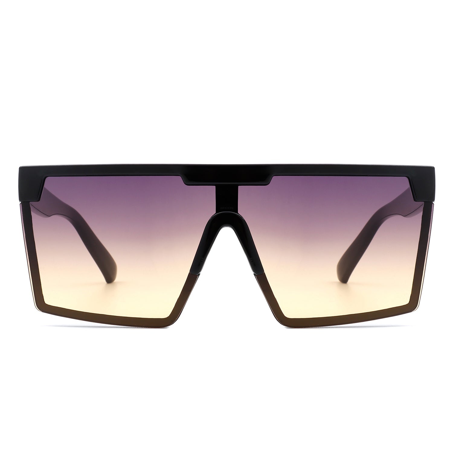 Vitalize - Oversize Retro Square Flat Top Tinted Fashion Women Sunglasses - Charming Charlie