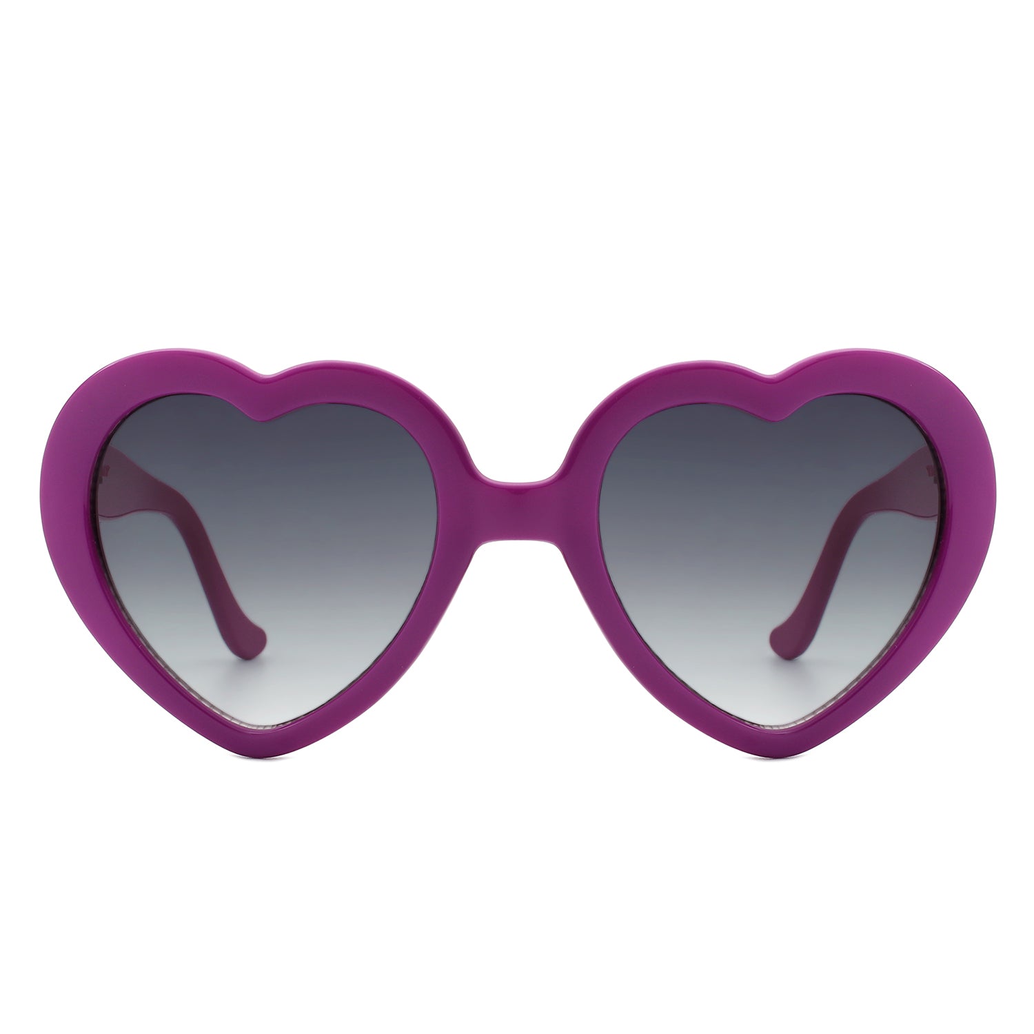 Glowlily - Playful Mod Clout Women Heart Shape Fashion Sunglasses - Charming Charlie