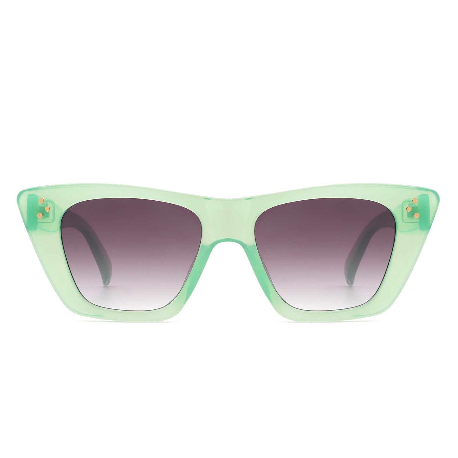 Lightnin - Women Retro Cat Eye Fashion Square Sunglasses - Charming Charlie