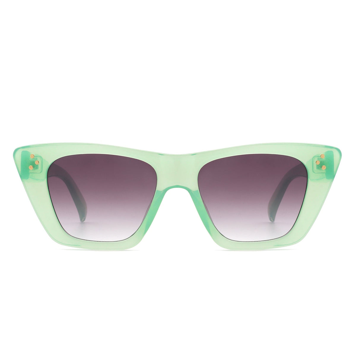 Lightnin - Women Retro Cat Eye Fashion Square Sunglasses - Charming Charlie