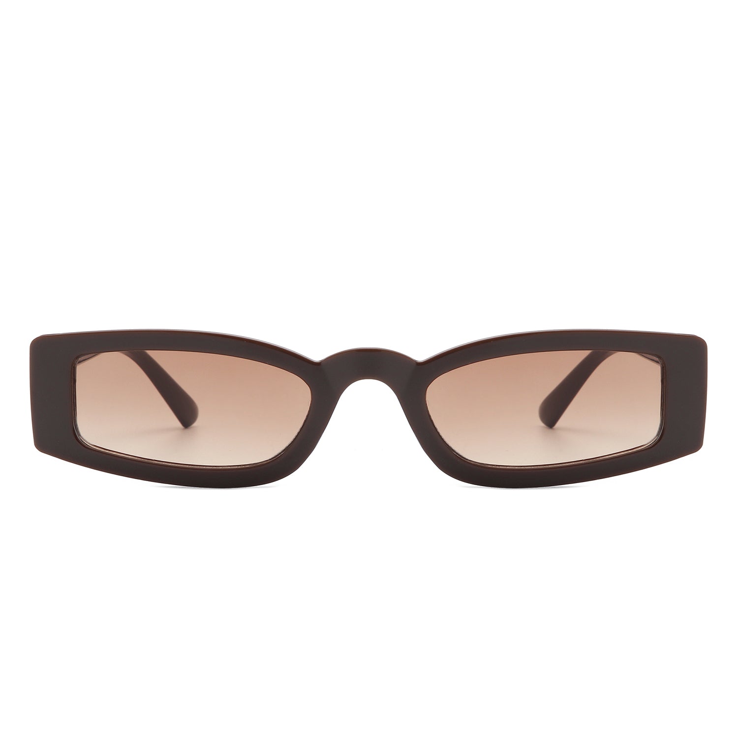 Starzest - Rectangle Slim Retro Tinted Square Vintage Narrow Sunglasses - Charming Charlie