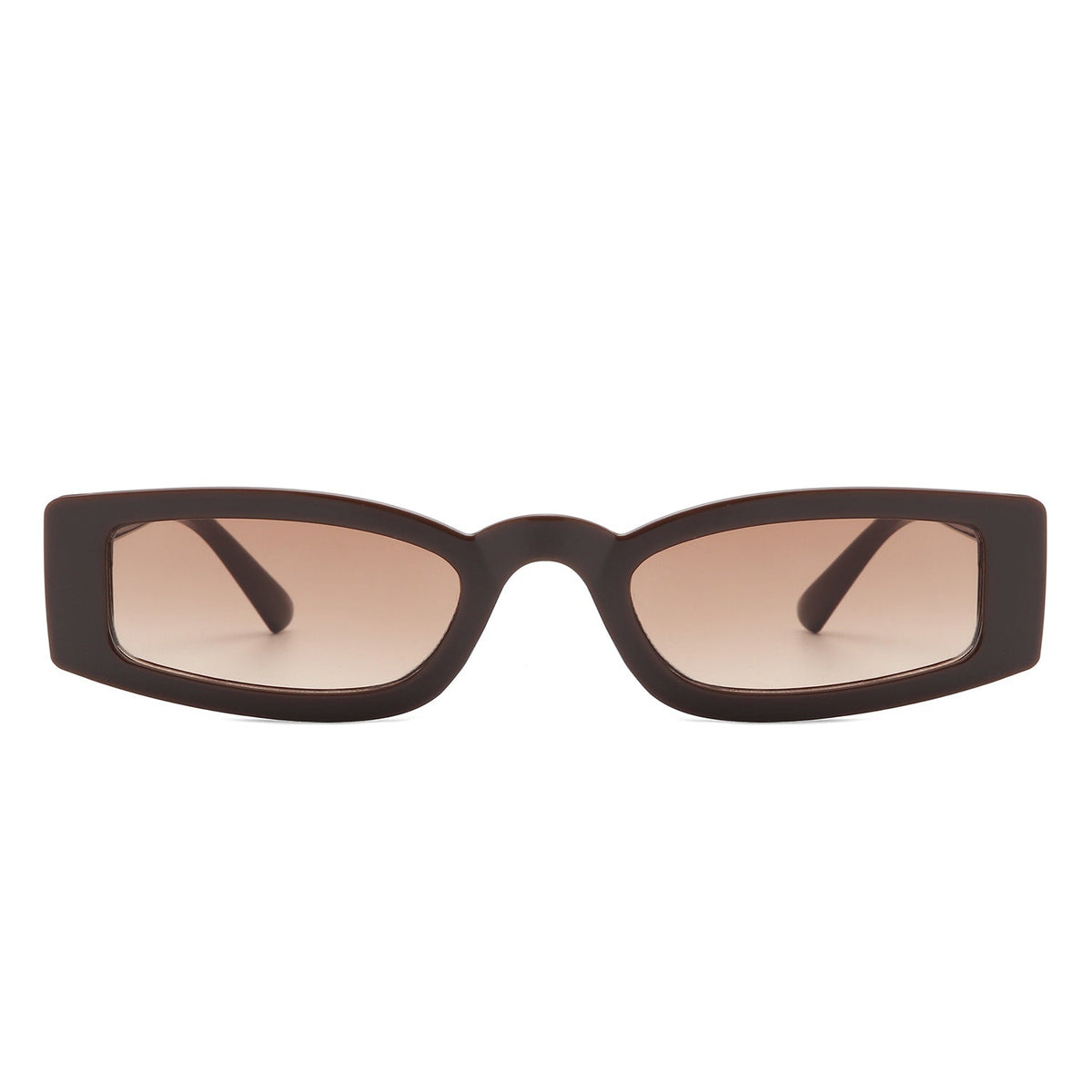 Starzest - Rectangle Slim Retro Tinted Square Vintage Narrow Sunglasses - Charming Charlie