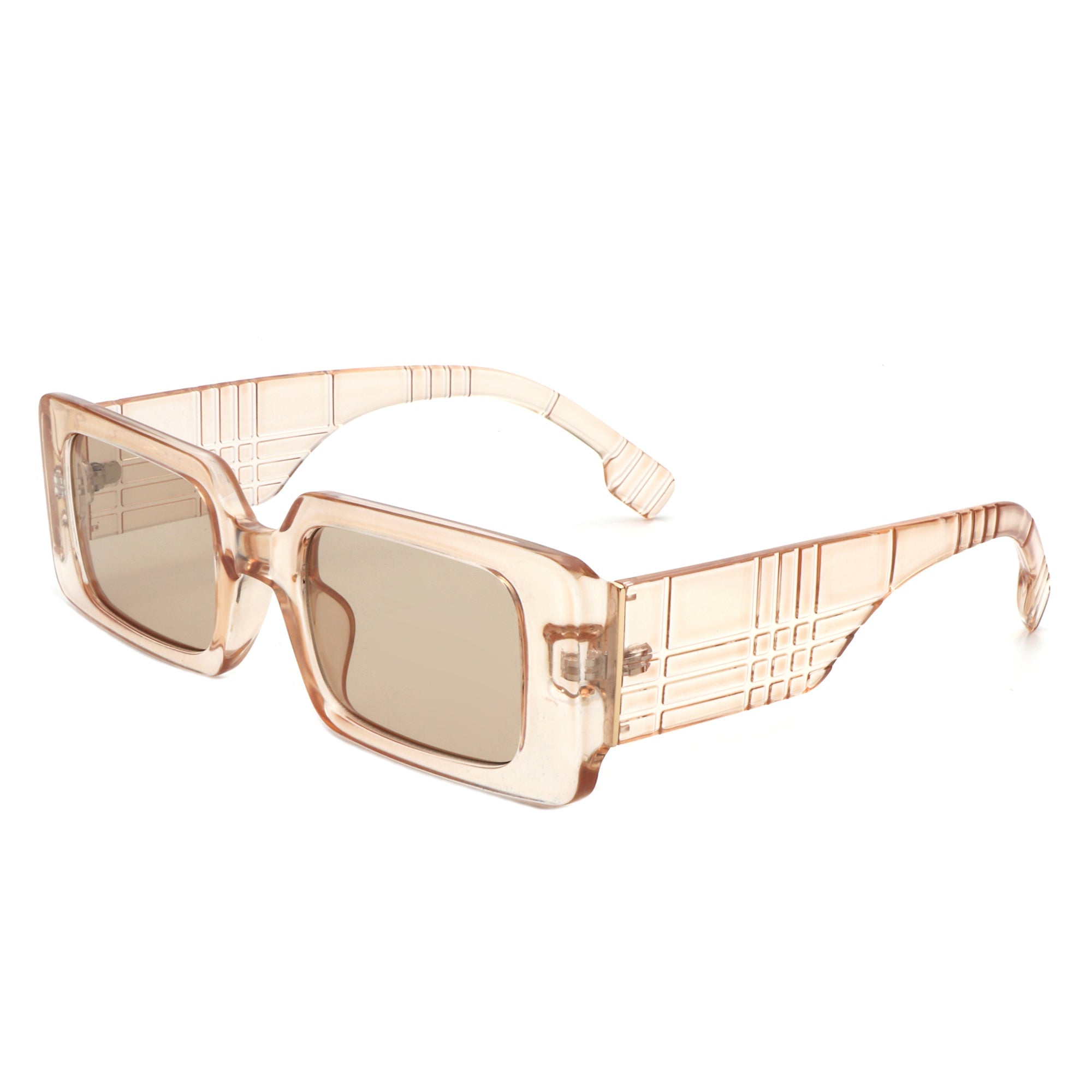 Kaelith - Retro Square Thick Frame Women's Fashion Sunglasses - Charming Charlie