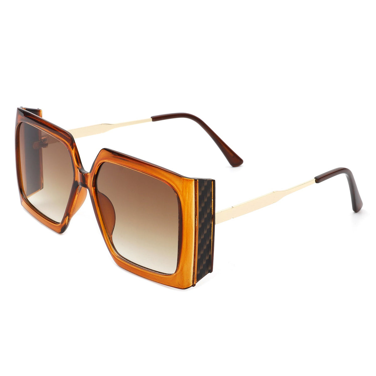 Yellowra - Women Oversize Retro Square Large Fashion Sunglasses - Charming Charlie
