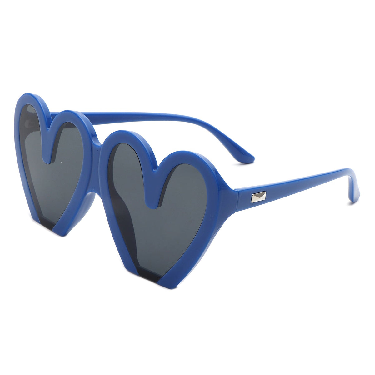 Skylette - Heart Shaped Oversized Party Fashion Sunglasses - Charming Charlie