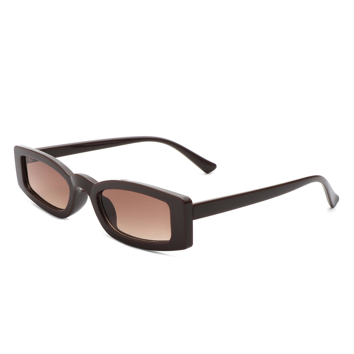 Starzest - Rectangle Slim Retro Tinted Square Vintage Narrow Sunglasses - Charming Charlie