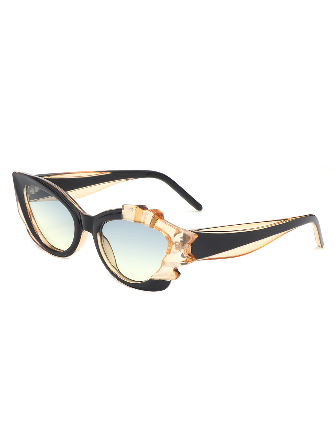 Sonic - Chic Irregular Cat Eye Women's Fashion Sunglasses - Charming Charlie
