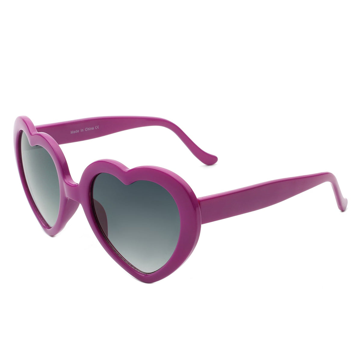 Glowlily - Playful Mod Clout Women Heart Shape Fashion Sunglasses - Charming Charlie