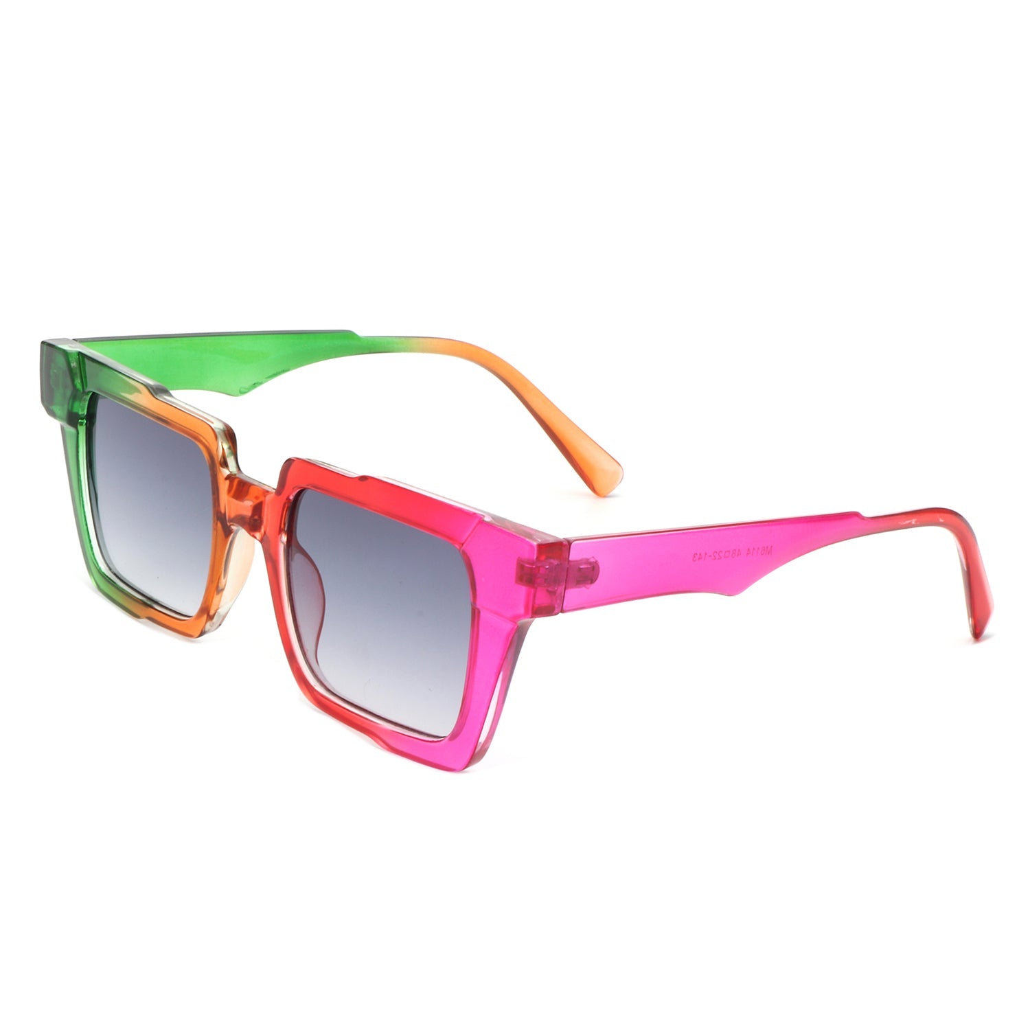 Xeno - Flat Top Geometric Fashion Square Sunglasses - Charming Charlie