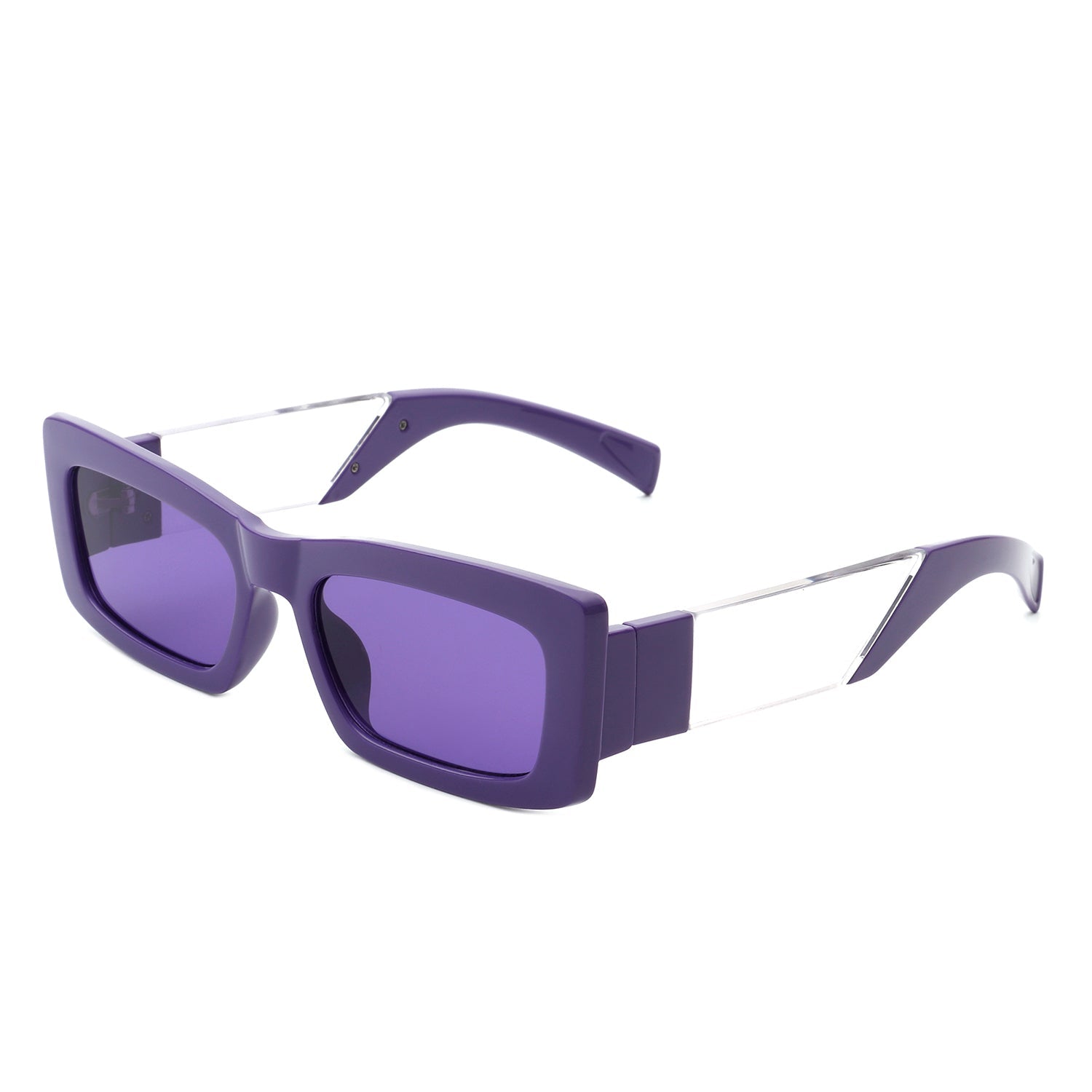 Horizonx - Retro Rectangle Narrow Fashion Slim Vintage Square Sunglasses - Charming Charlie