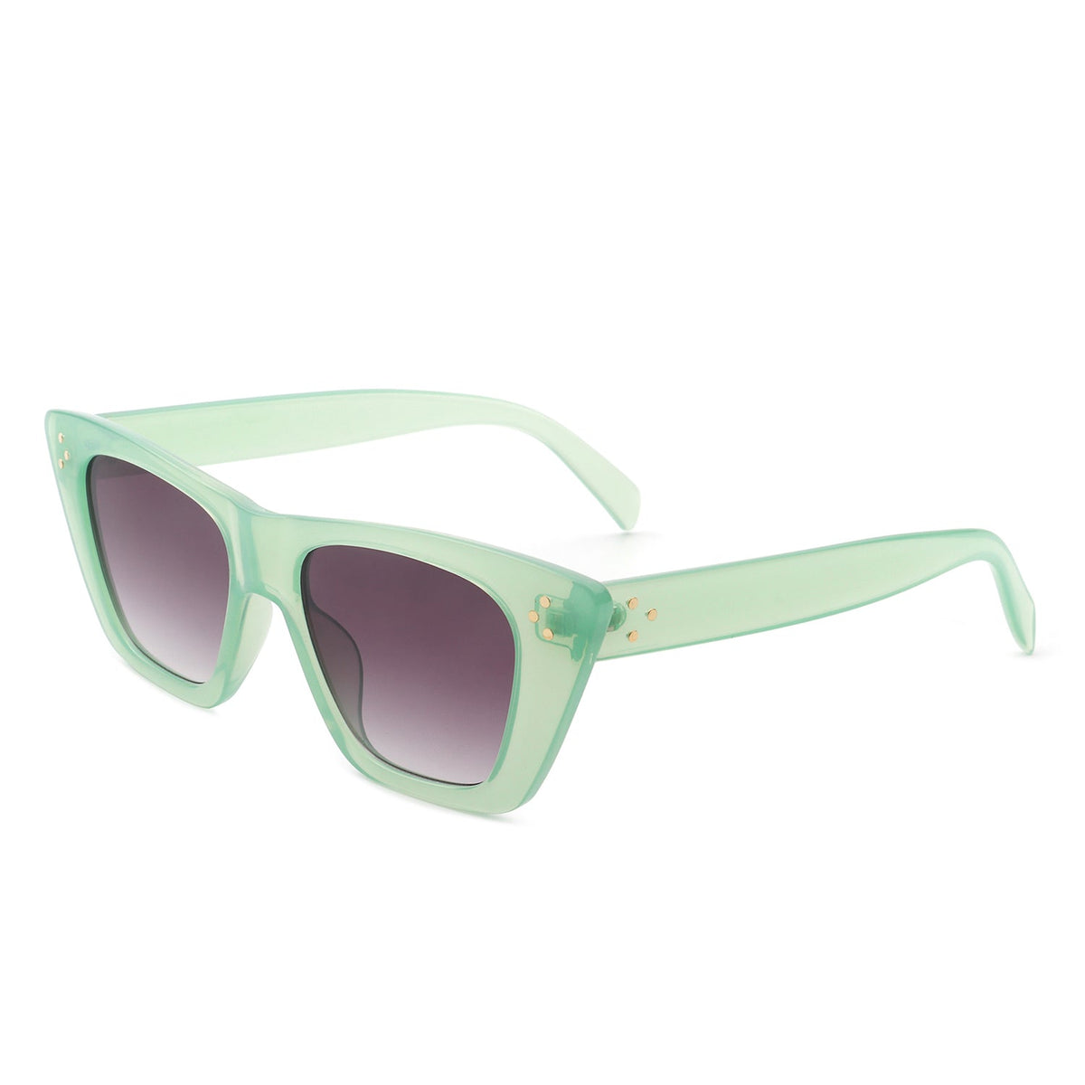 Lightnin - Women Retro Cat Eye Fashion Square Sunglasses - Charming Charlie