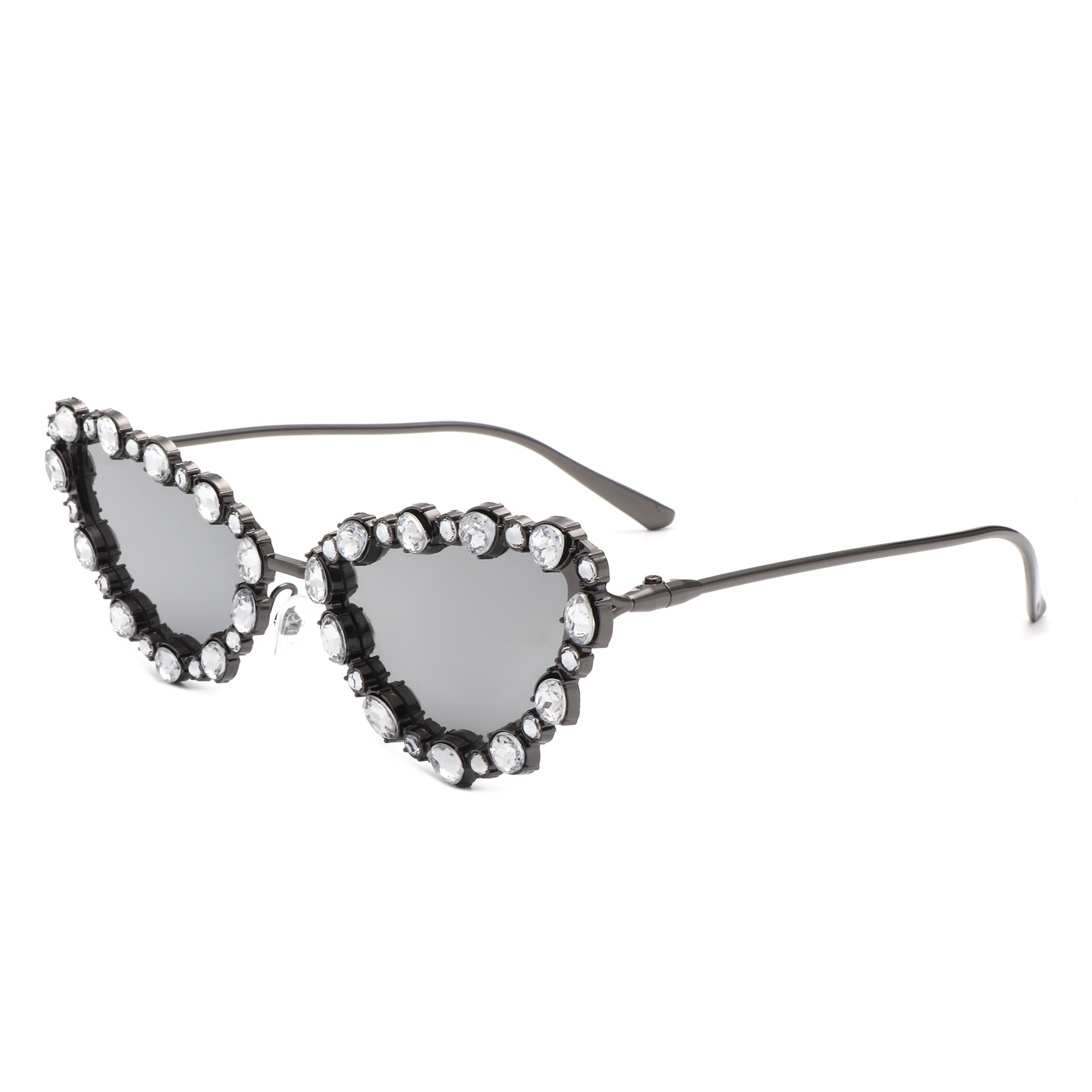 Elevate - Luxury Rhinestone Cat Eye Sunglasses - Charming Charlie