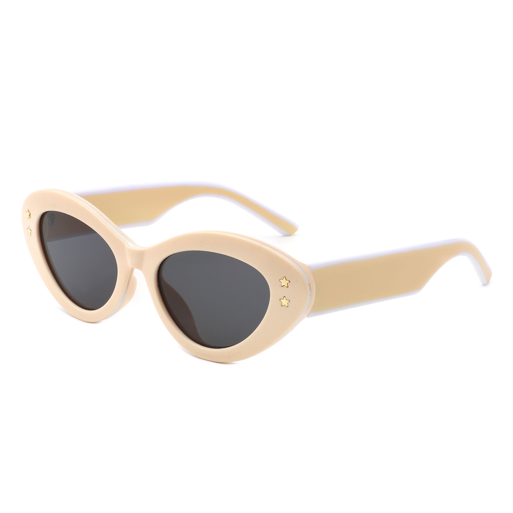 Elandor - Cat Eye Oval Star Designed Sunglasses - Charming Charlie