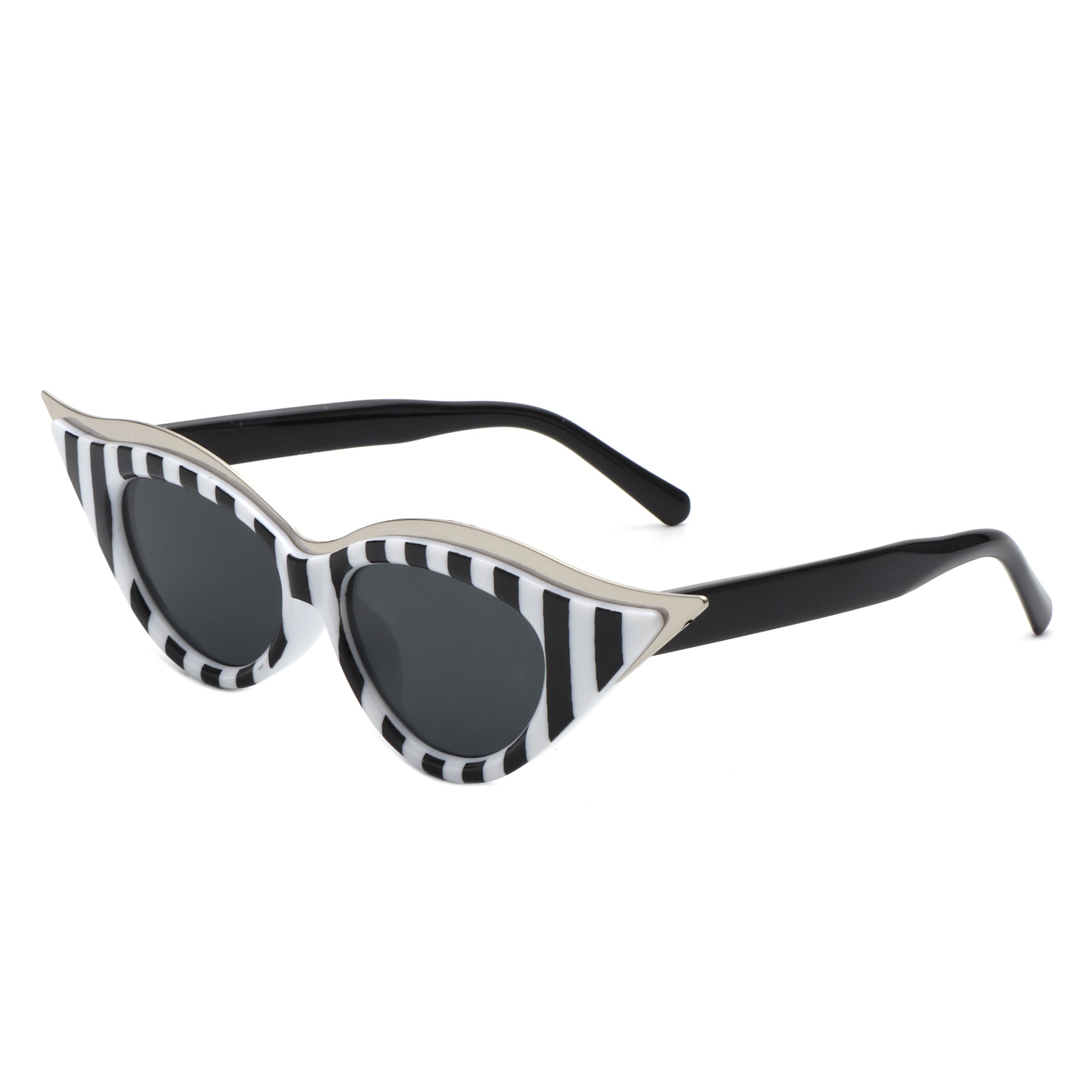 Vaelan - Round Extreme Cat Eye Women's Sunglasses - Charming Charlie