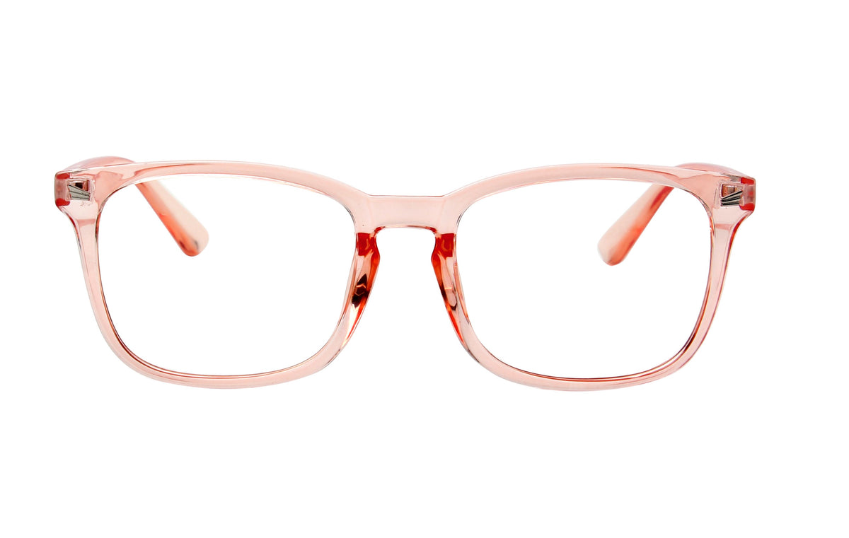 Venezia | Classic Rectangle Horn Rimmed Blue Light Blocker Glasses - Charming Charlie