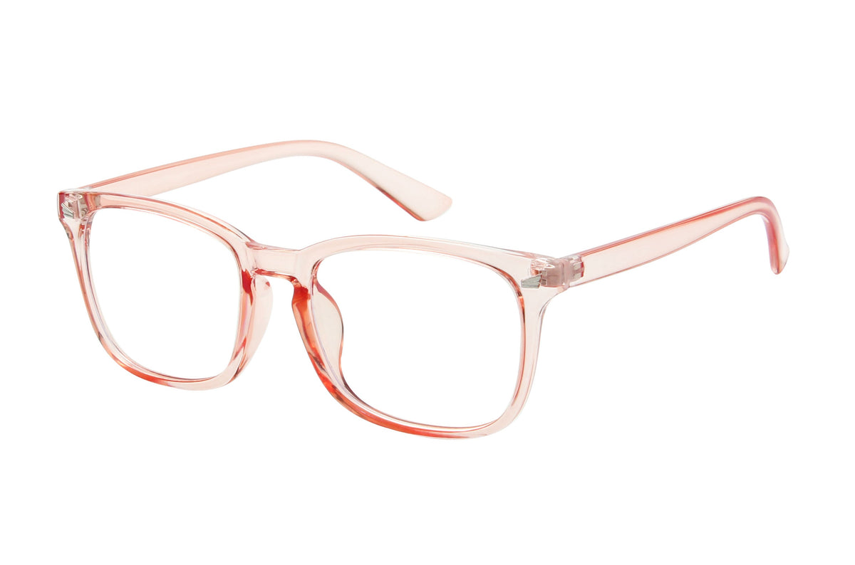 Venezia | Classic Rectangle Horn Rimmed Blue Light Blocker Glasses - Charming Charlie