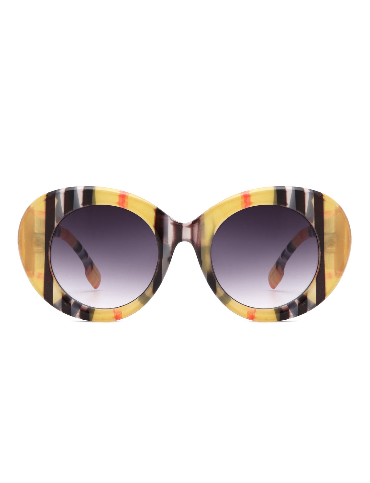 Optic - Round Oval Oversized Women's Fashion Sunglasses - Charming Charlie