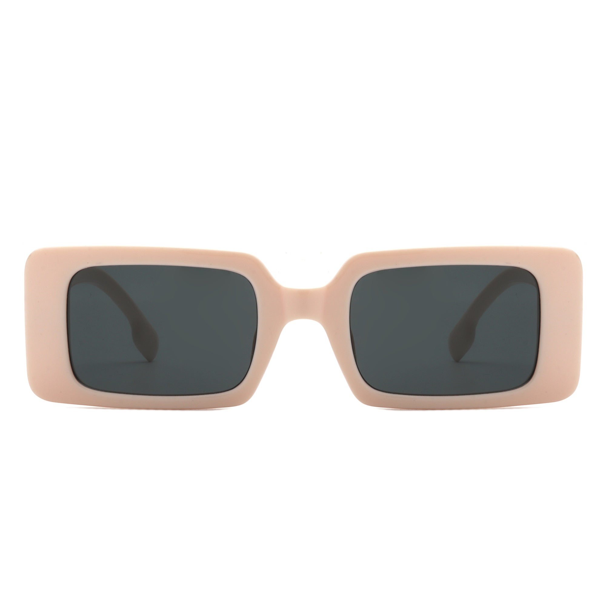 Kaelith - Retro Square Thick Frame Women's Fashion Sunglasses - Charming Charlie