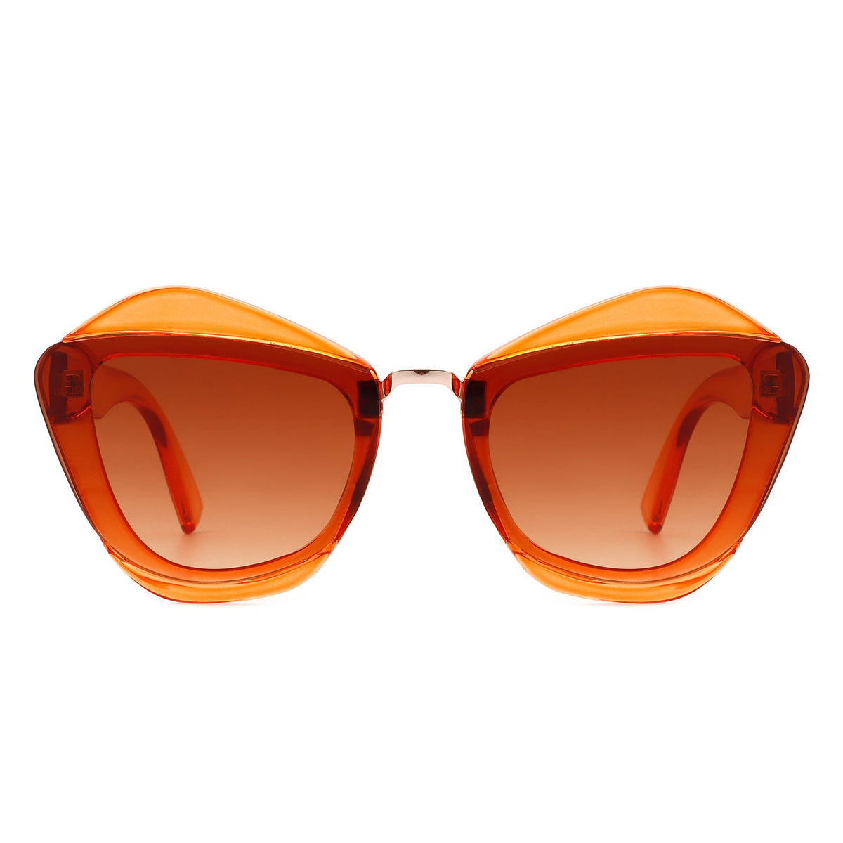 Infernia - Women Square Fashion Irregular Cat Eye Sunglasses - Charming Charlie