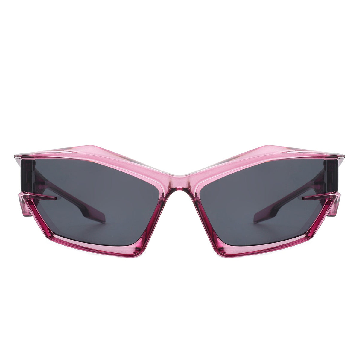 Pollich - Futuristic Rectangle Geometric Chunky Square Fashion Sunglasses - Charming Charlie