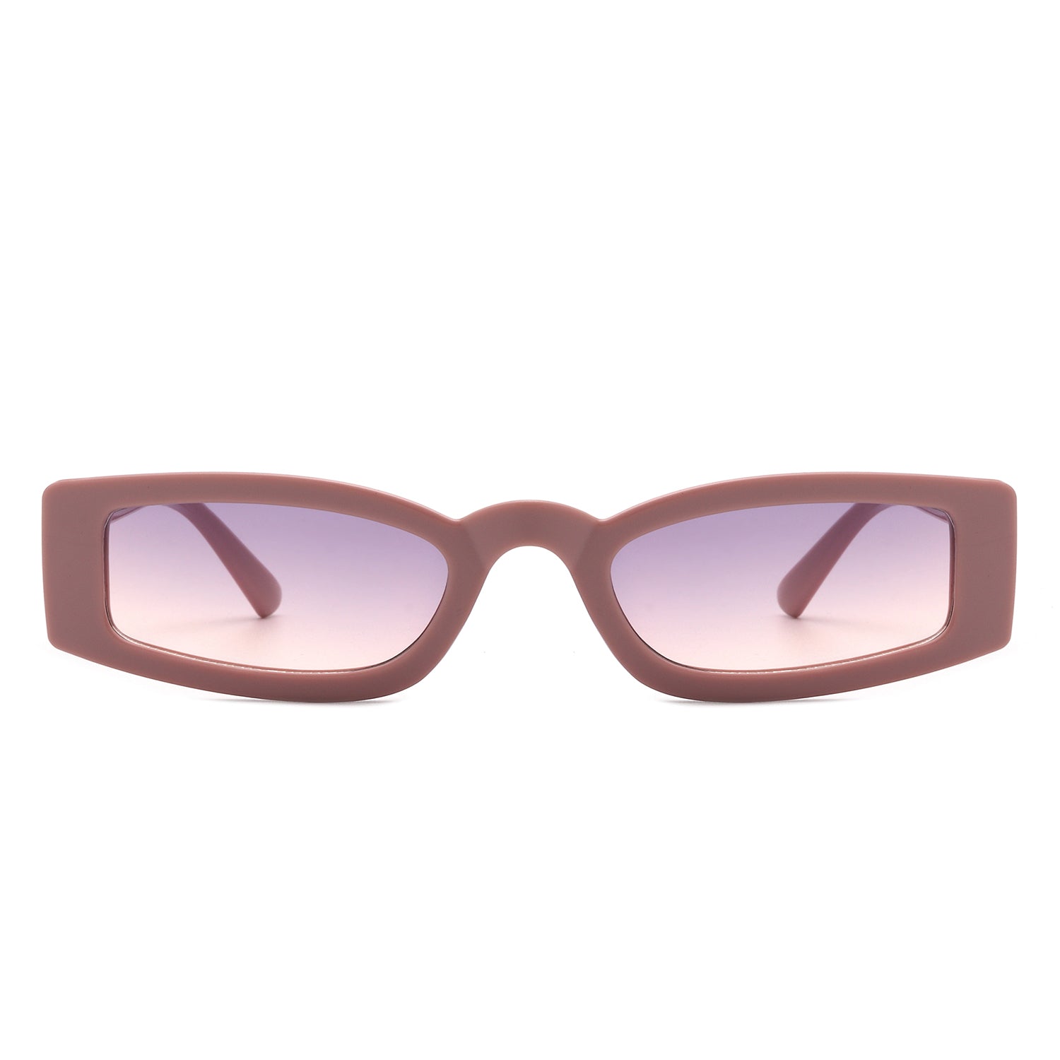 Starzest - Rectangle Slim Retro Tinted Square Vintage Narrow Sunglasses - Charming Charlie