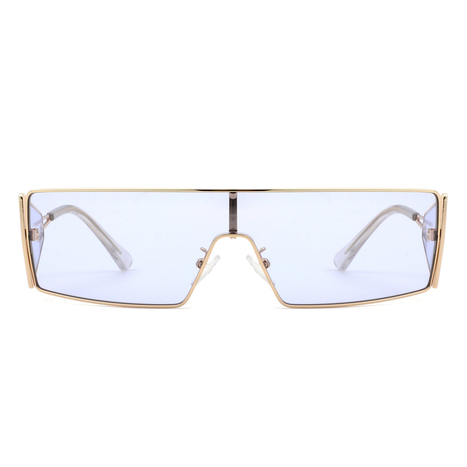 Vortex - Square Wrap-Around Retro Rectangle Fashion Sunglasses - Charming Charlie