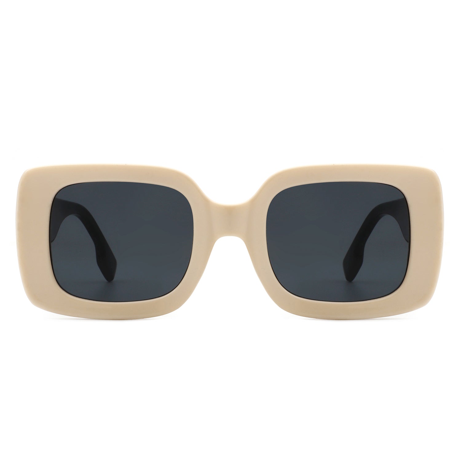 Jadestone - Square Retro Flat Top Fashion Sunglasses - Charming Charlie